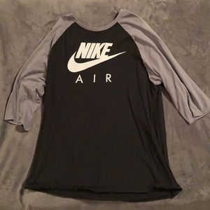 Nike 3/4 Sleeve Athletic Cut Shirt